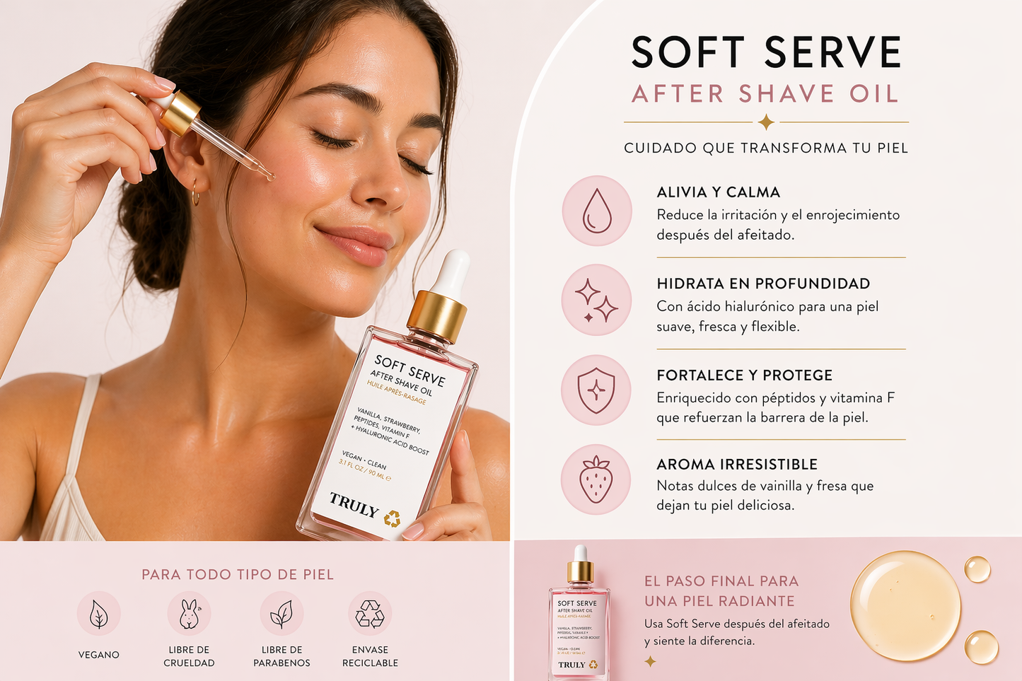 ACEITE INTIMO ACLARANTE TRULY ROSADO