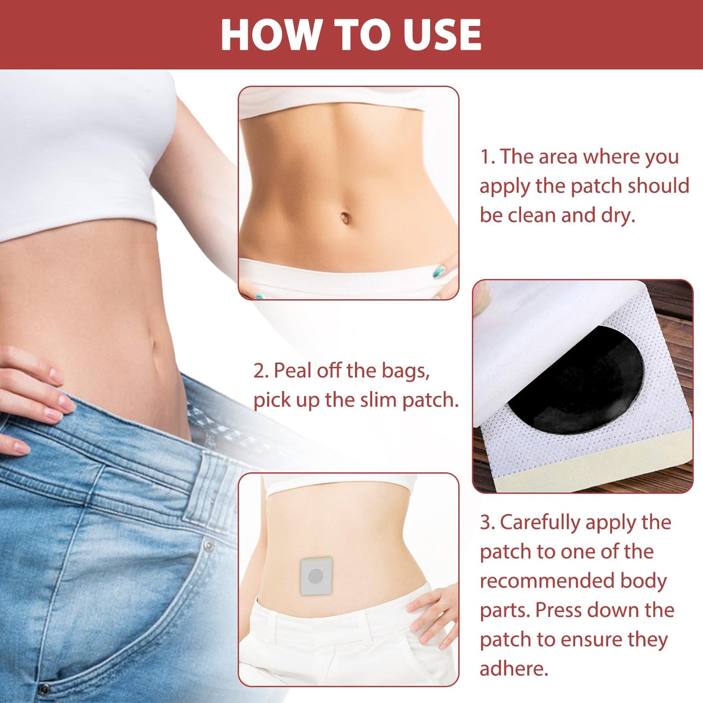 Parches delgados para el ombligo, producto adelgazante, quemador de grasa, elimina las celulitis. MD