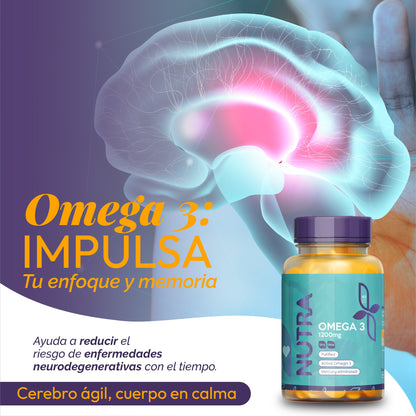 OMEGA 3 1200 MG X 60 SOFGEL- LIBRE DE MERCURIO