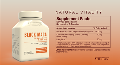 Black Maca (Maca Negra Peruana ) x 90 Cápsulas